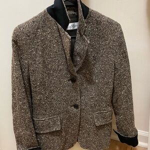 MaxMara Brown Tweed Jacket